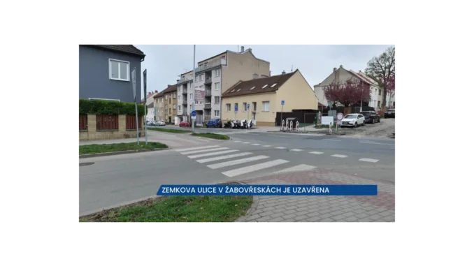 Rekonstrukce ulice Zemkova v Brně uzavřela dopravu