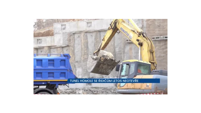 Zpoždění v projektu tunelu Homole na D35 silně ovlivní dopravu