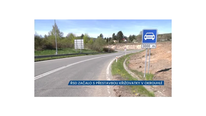 Přestavba křižovatky u Okrouhlé zlepší dopravu
