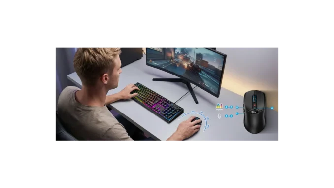 Revoluční herní myš Scorpion M8300 s bezdrátovým prvkem