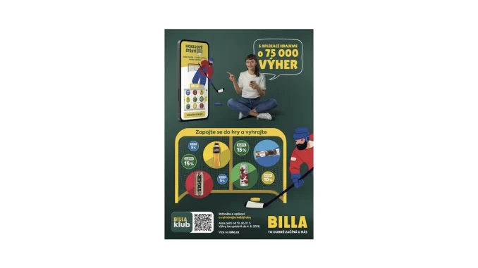 Získejte okamžité výhry v BILLA klubu s Hokejovým štěstím