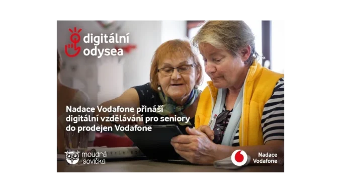 Digitální odysea od Nadace Vodafone pro seniory
