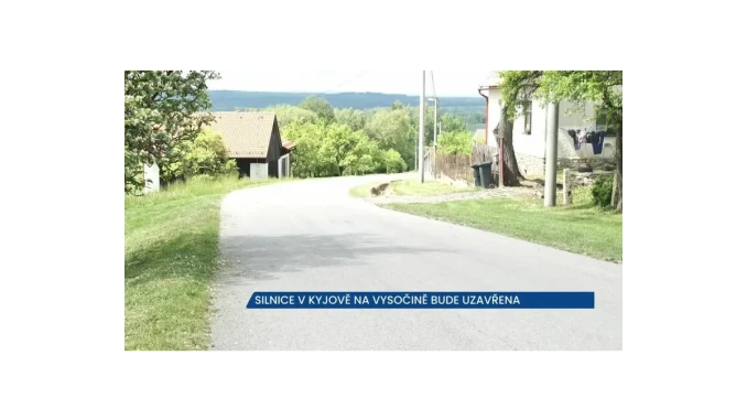 Kyjov: Uzavírka silnice u Žďáru nad Sázavou
