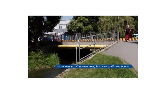 Rekonstrukce Botiče: most v Praze uzavřený pro dopravu