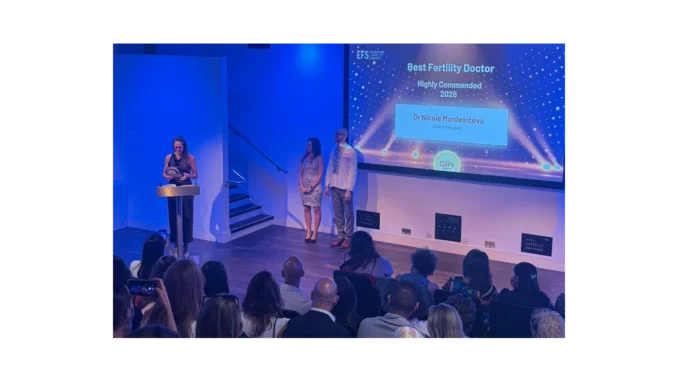 PRONATAL exceloval na Fertility Care Awards v Londýně