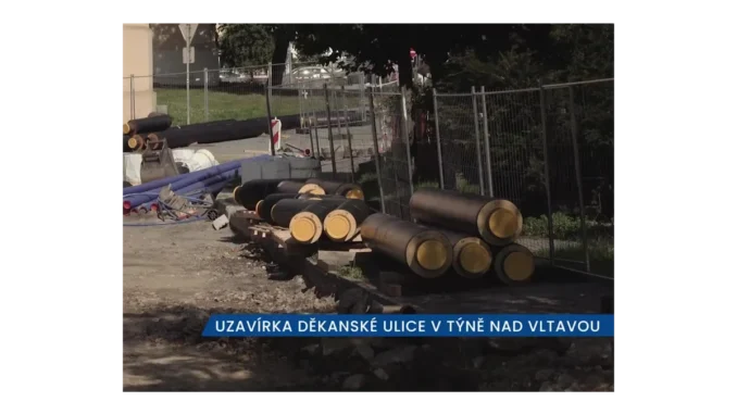 Rekonstrukce Děkanské ulice v Týně nad Vltavou