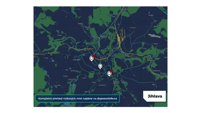 Opravy v Jihlavě: Dopravní omezení v ulicích