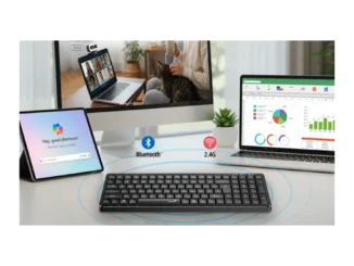 Kompaktní bezdrátová klávesnice Genius Q7100BT