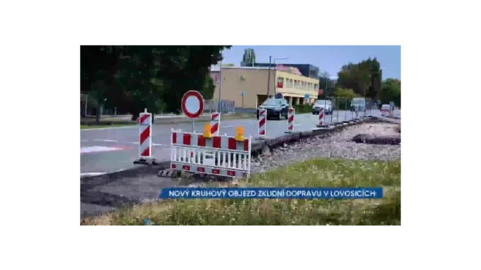 Lovosice: Nový kruhový objezd zlepší dopravu