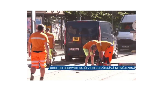 Nová rekonstrukce tramvajové trati v Liberci