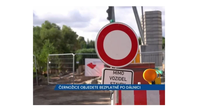 Černožice: Bezplatná objízdná trasa po dálnici D11