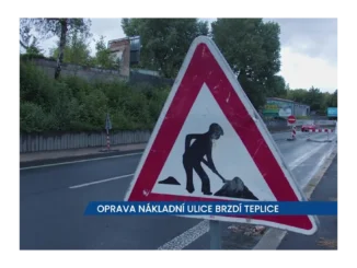 Doprava v Teplicích: Oprava silnice I/13 probíhá