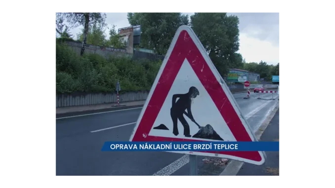 Doprava v Teplicích: Oprava silnice I/13 probíhá