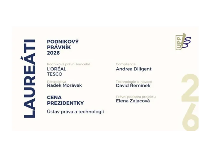 Praha oslavila úspěšné právníky – ocenění Právník 2026