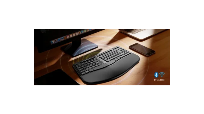 Ergonomická klávesnice Genius Ergo KB-7000BT pro efektivitu