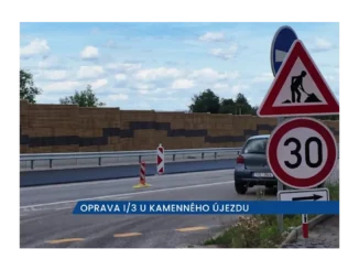 Rekonstrukce silnice I/3 u Boršova nad Vltavou
