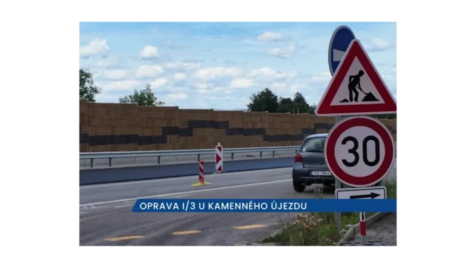Rekonstrukce silnice I/3 u Boršova nad Vltavou